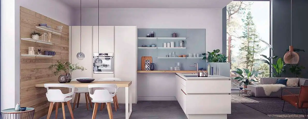 Savremena kuhinja od Fenix-a, drveta i medijapana – modeli Fenix F45-C, Valais, Classic-FS