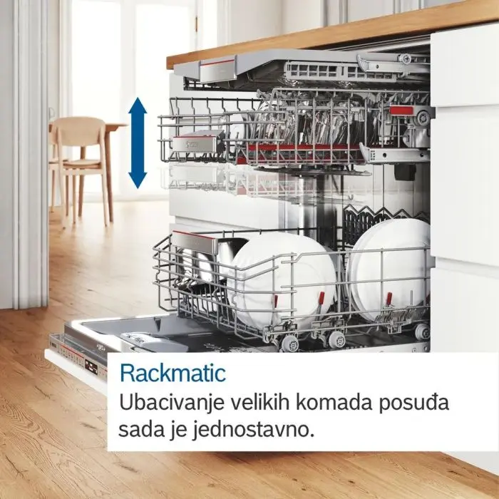 BOSCH SMS8TCI04E Samostojeća mašina za pranje sudova 60 cm Čelična mat obrada protiv otisaka prstiju serija 8, fotografija 3