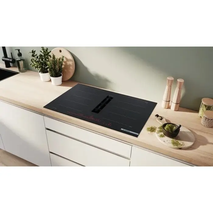 BOSCH PXX89BD56E	Indukciona ploča za kuvanje sa integrisanim aspiratorom, 80 cm, Plavo crna, ugradnja u ravni radne ploče serija 8, fotografija 4