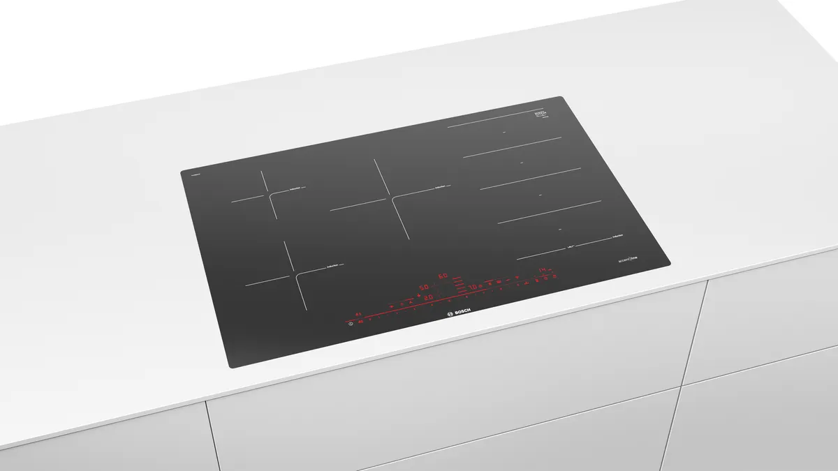BOSCH PXV820DV5E Indukciona ploča za kuvanje 80 cm Crna, ugradnja u ravni radne ploče serija 8