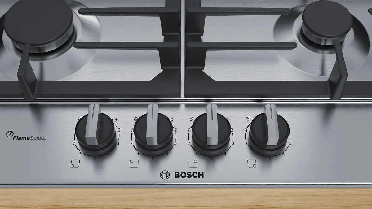 BOSCH PCH6A5B90 Plinska ploča za kuvanje 60 cm serija 6 Nerđajući čelik