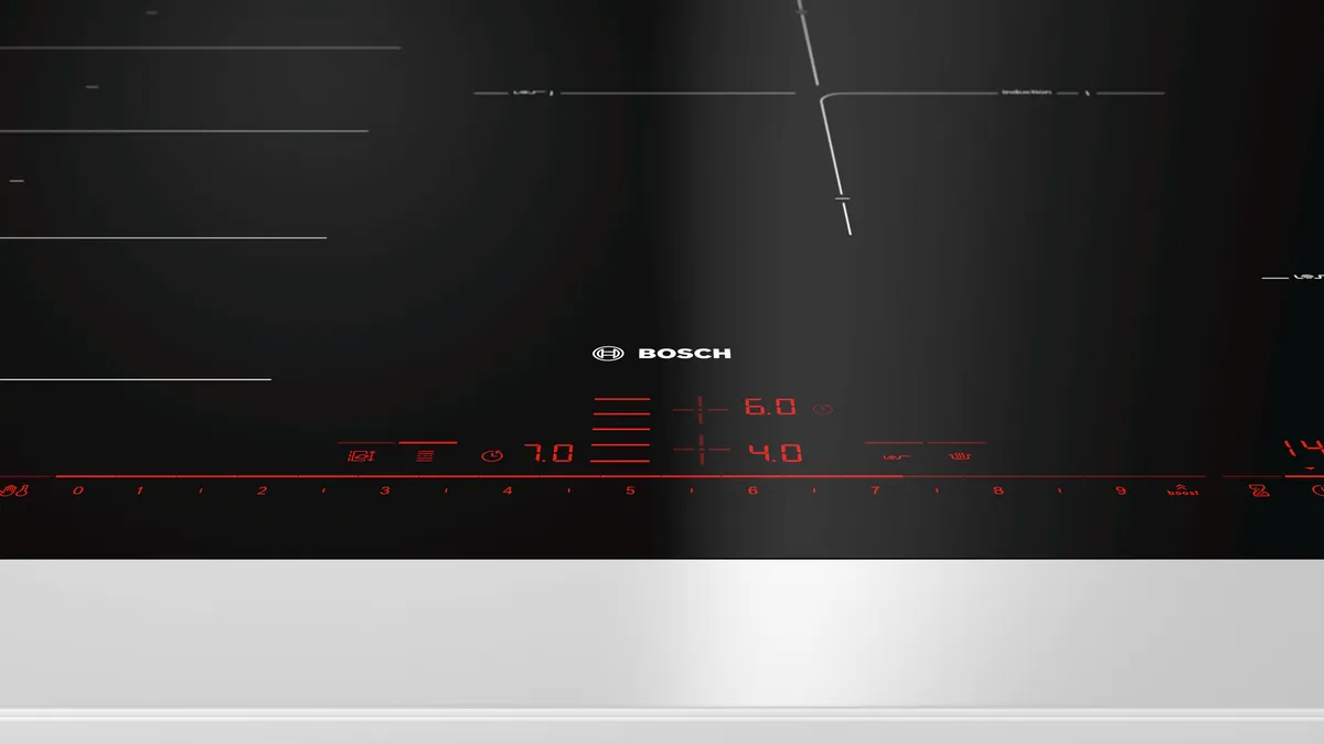 BOSCH PXE801DC1E Indukciona ploča za kuvanje 80 cm Crna, ugradnja u ravni radne ploče serija 8