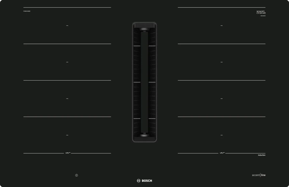 BOSCH PXX821D66E Indukciona ploča za kuvanje sa integrisanim aspiratorom 80 cm ugradnja u ravni radne ploče serija 8