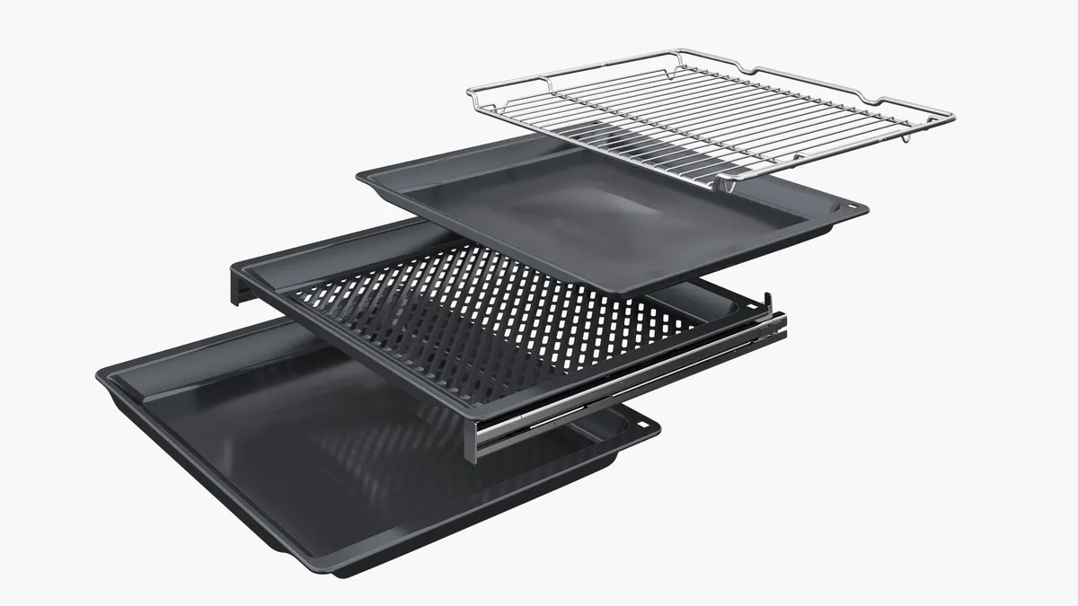 BOSCH HRG976NB1 Ugradna rerna sa dodatnom funkcijom pečenja na pari 60 x 60 cm serija 8 Crna