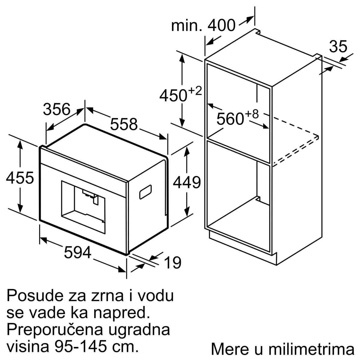 BOSCH CTL636EB6 ugradni aparat za kafu cena  | Srbija Beograd