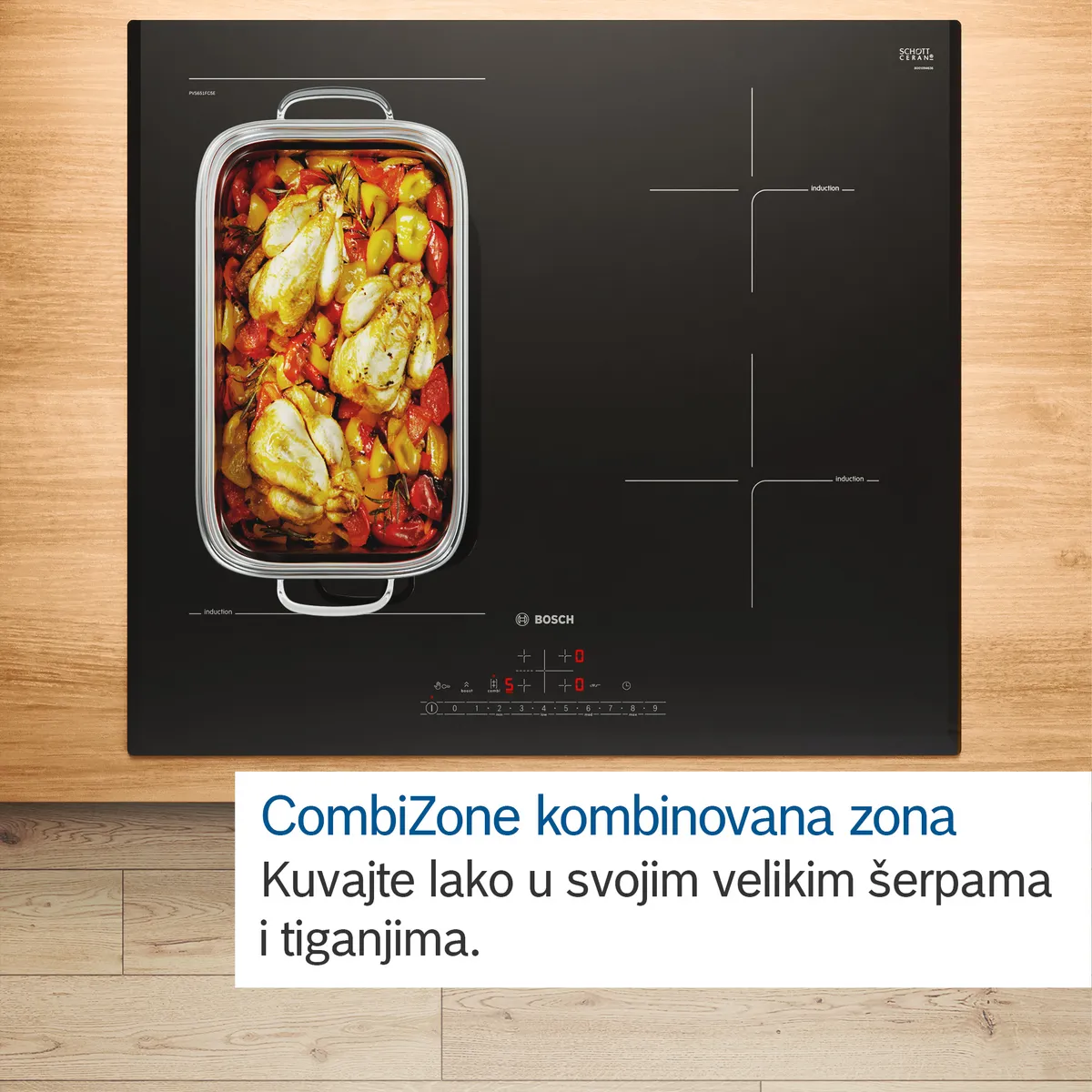 BOSCH PVS845HB1E indukciona ploča za kuvanje cena  | Srbija Beograd