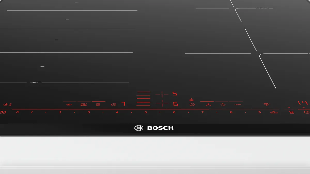 BOSCH PXE695DV5E Indukciona ploča za kuvanje 60 cm Crna, ugradnja sa okvirom serija 8