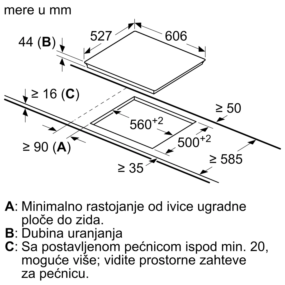 BOSCH PKN675DP1D Električna ploča za kuvanje 60 cm Crna, ugradnja sa okvirom serija 8
