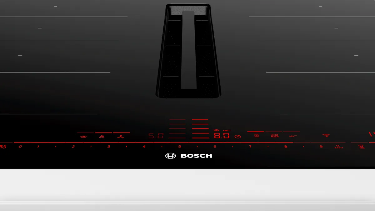 BOSCH PXX801D67E Indukciona ploča za kuvanje sa integrisanim aspiratorom 80 cm ugradnja u ravni radne ploče serija 8