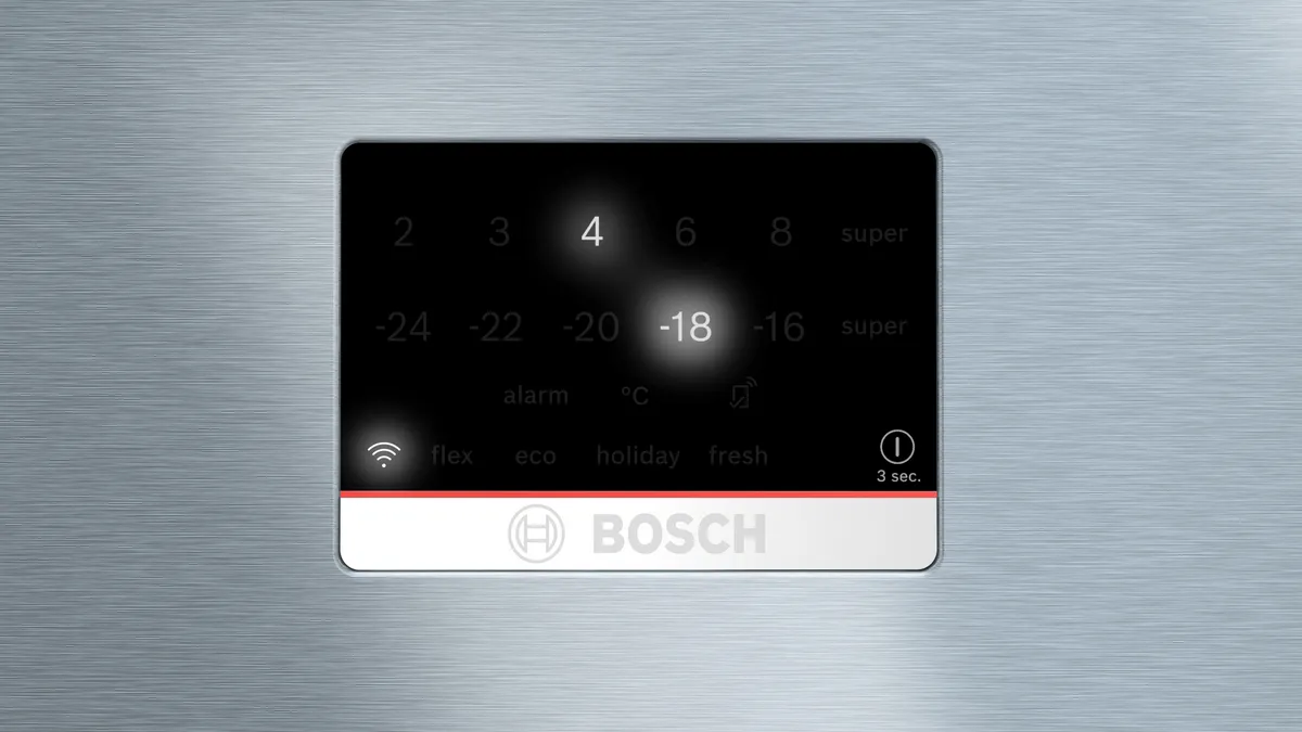 BOSCH KGP76AIC0N Samostojeći kombinovani frižider sa zamrzivačem dole 186 x 75 cm Čelična mat obrada protiv otisaka prstiju serija 8 BOSCH KGP76AIC0N Samostojeći kombinovani frižider sa zamrzivačem dole 186 x 75 cm Čelična mat obrada protiv otisaka prstiju serija 8