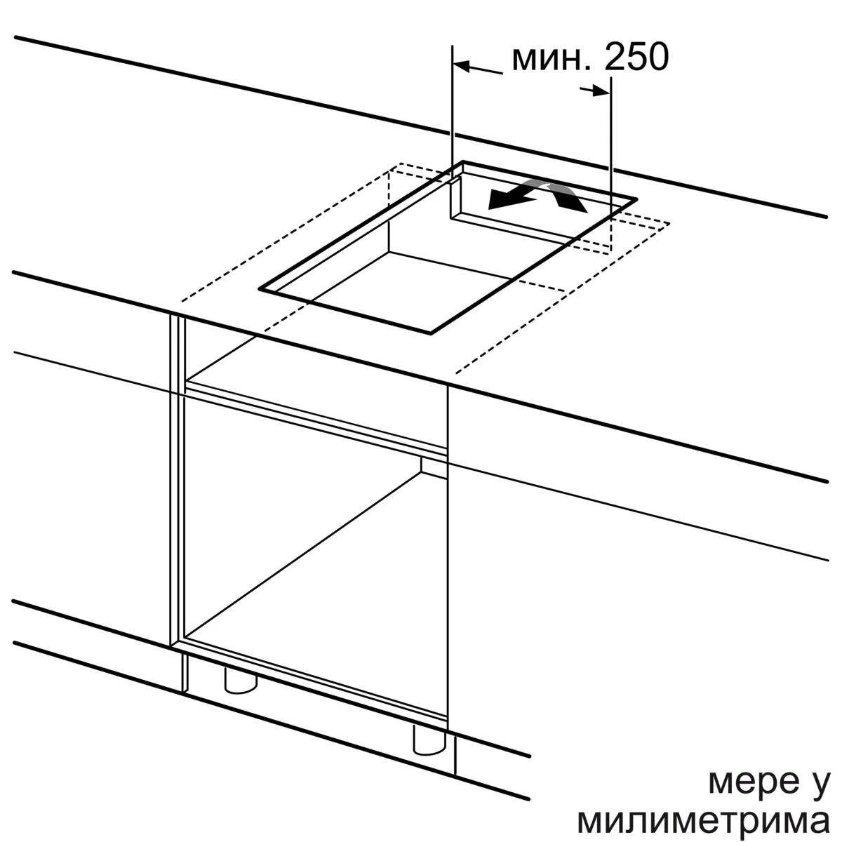 BOSCH PIB375FB1E Domino indukciona ploča za kuvanje 30 cm Crna, ugradnja sa okvirom serija 6