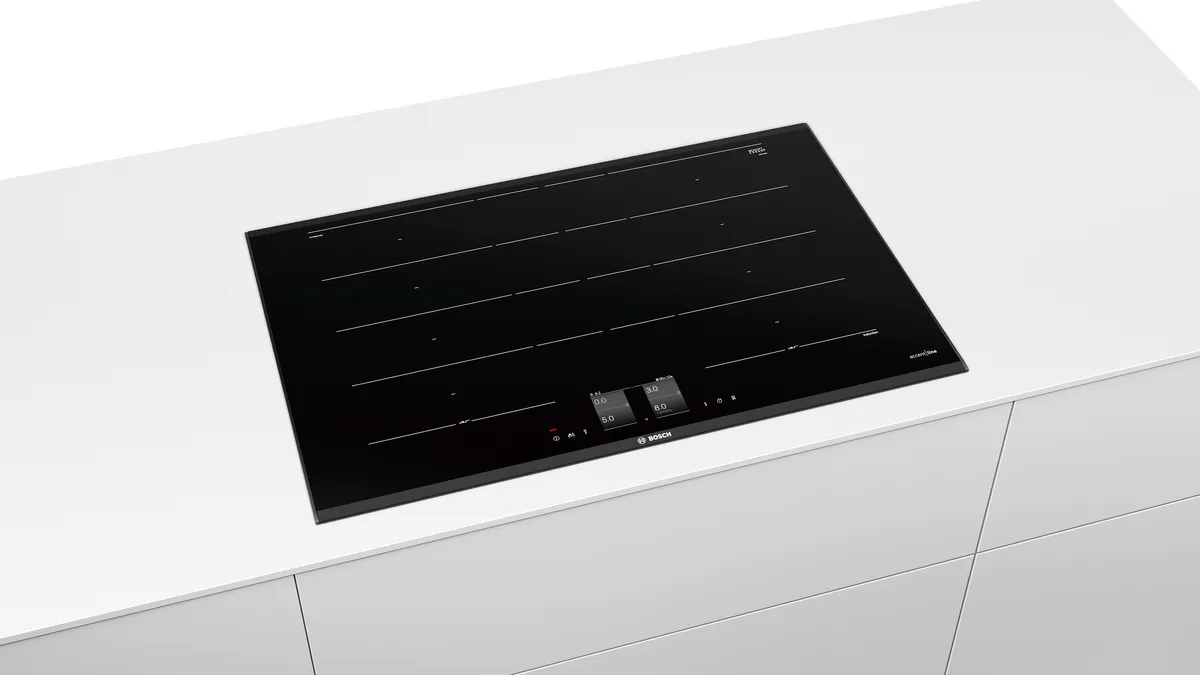 BOSCH PXY895KX5E Indukciona ploča za kuvanje 80 cm Crna, ugradnja sa okvirom serija 8