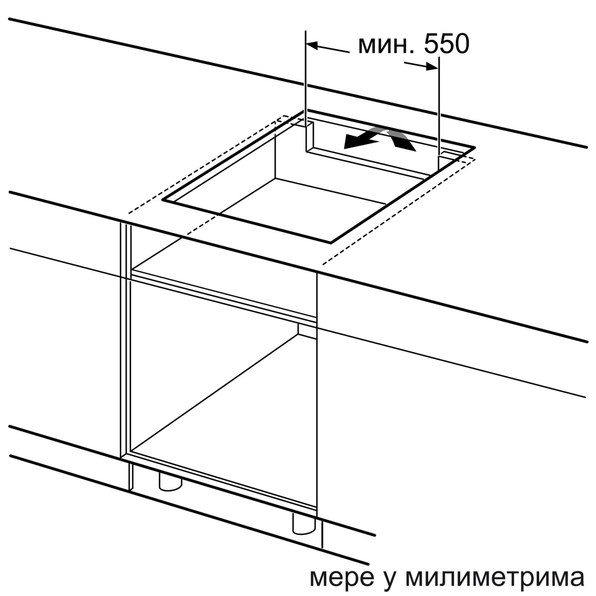 BOSCH PIF612BB1E Indukciona ploča za kuvanje 60 cm ugradnja bez okvira serija 6