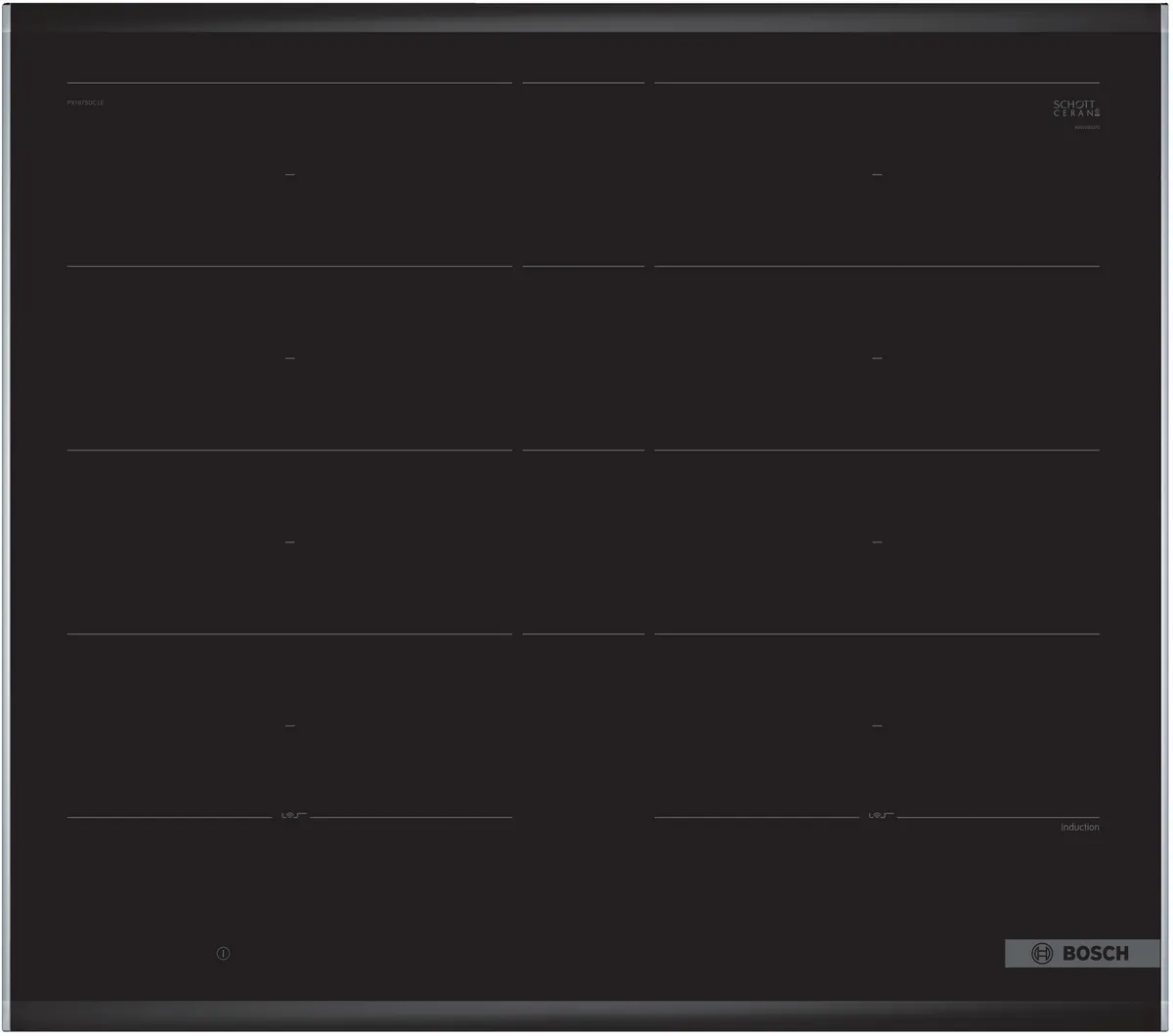 BOSCH PXY675DC1E Indukciona ploča za kuvanje 60 cm Crna, ugradnja sa okvirom serija 8