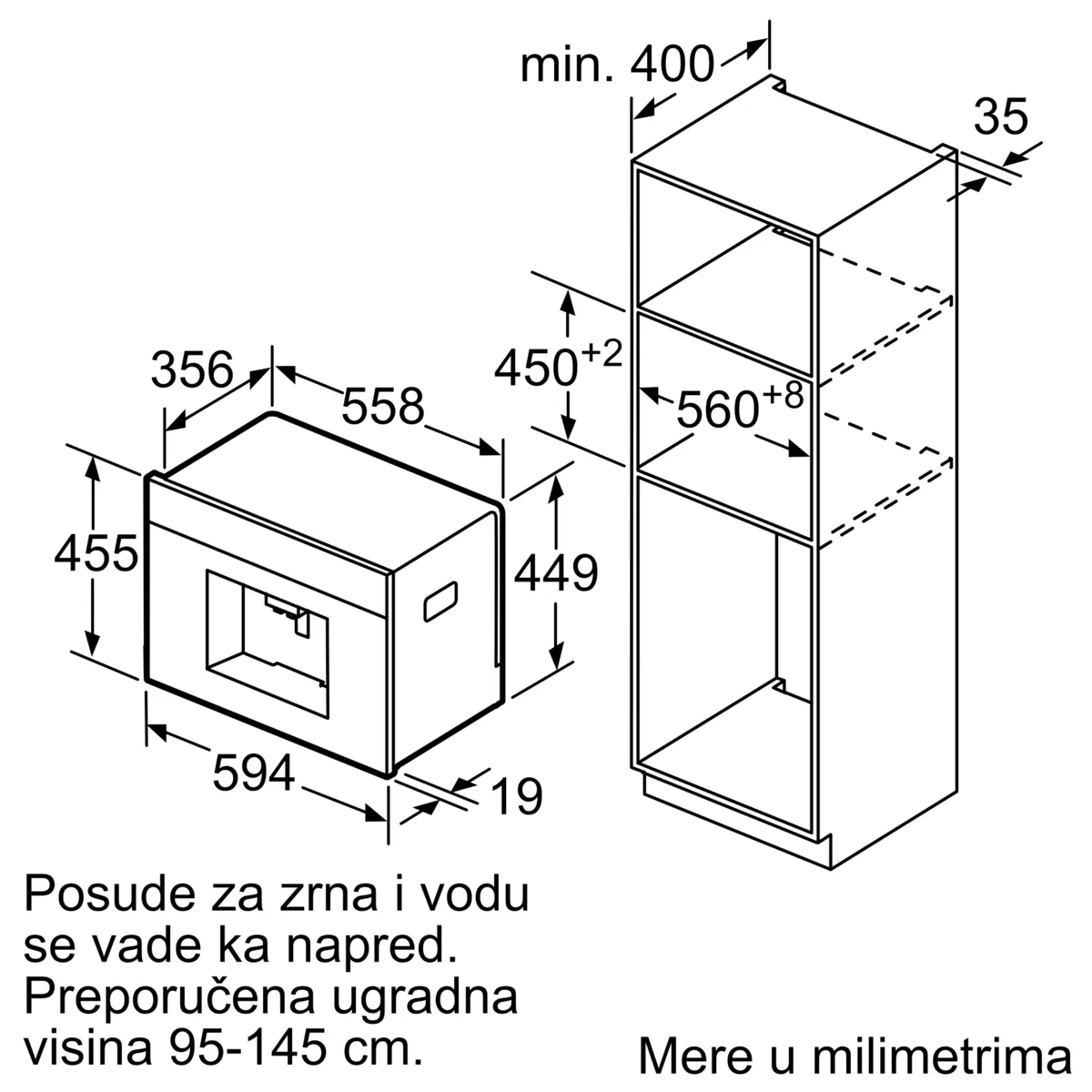 BOSCH CTL636EB6 ugradni aparat za kafu cena  | Srbija Beograd
