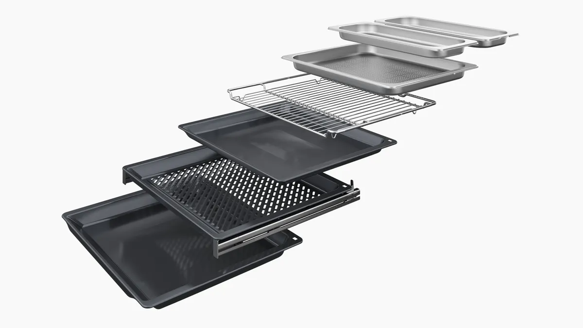 BOSCH HSG958ED1 Ugradna rerna sa funkcijom pečenja na pari 60 x 60 cm serija 8 Crna