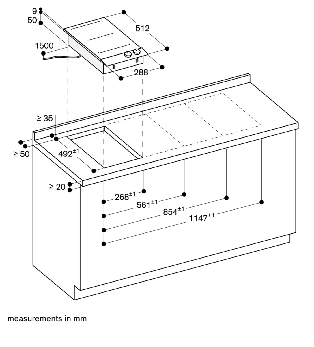 Gaggenau VI232121 Vario indukciona ploča za kuvanje serija 200 Gaggenau VI232121 Vario indukciona ploča za kuvanje serija 200