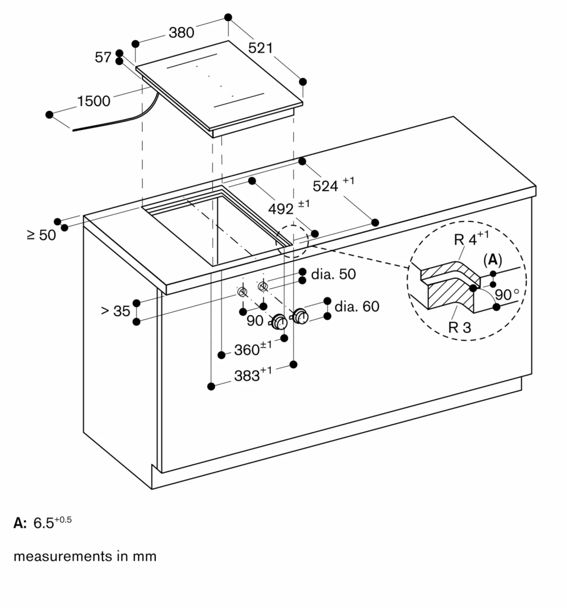 Gaggenau VI422105 Vario indukciona ploča za kuvanje serija 400 Gaggenau VI422105 Vario indukciona ploča za kuvanje serija 400