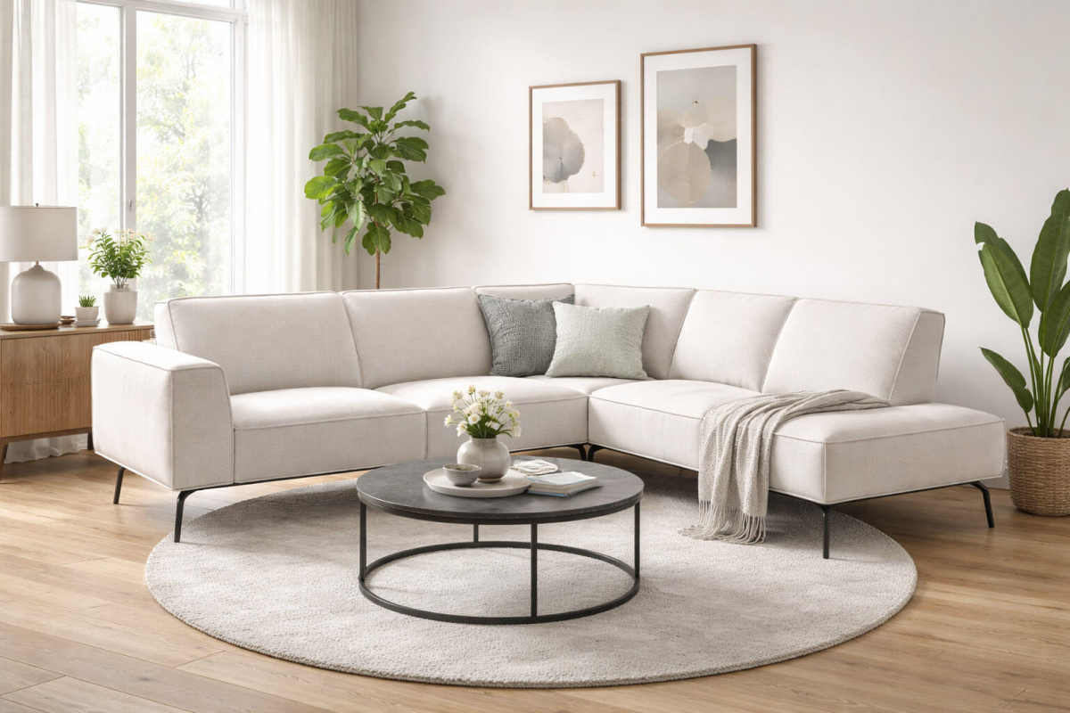 Moderna sofa Stratos – Sterling – Silver – Sullivan, fotografija 4