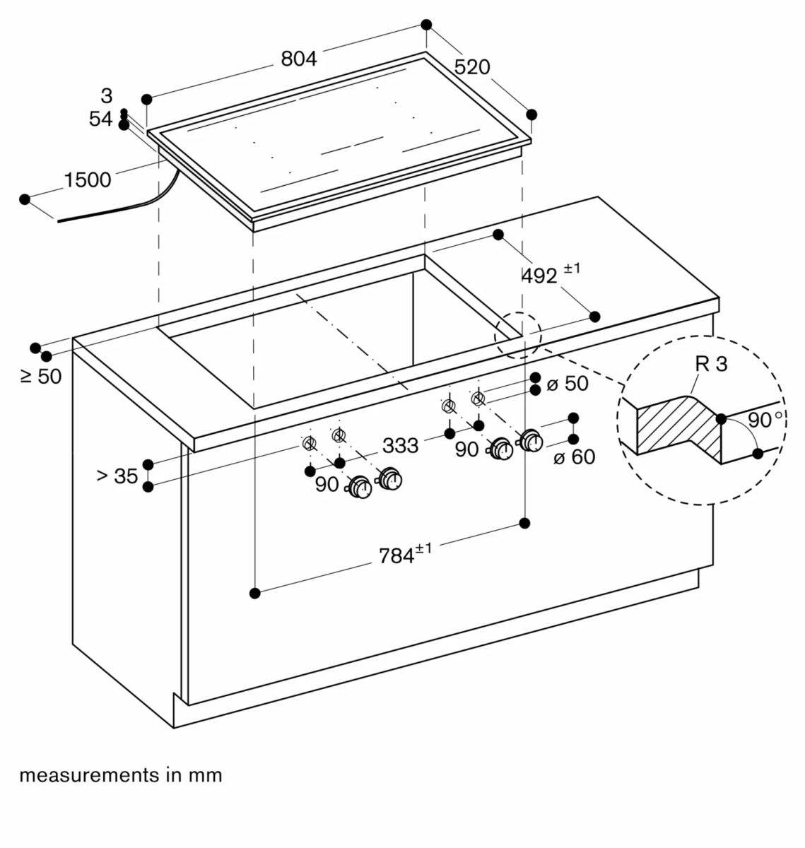 Gaggenau VI482115 Vario indukciona ploča za kuvanje serija 400 Gaggenau VI482115 Vario indukciona ploča za kuvanje serija 400