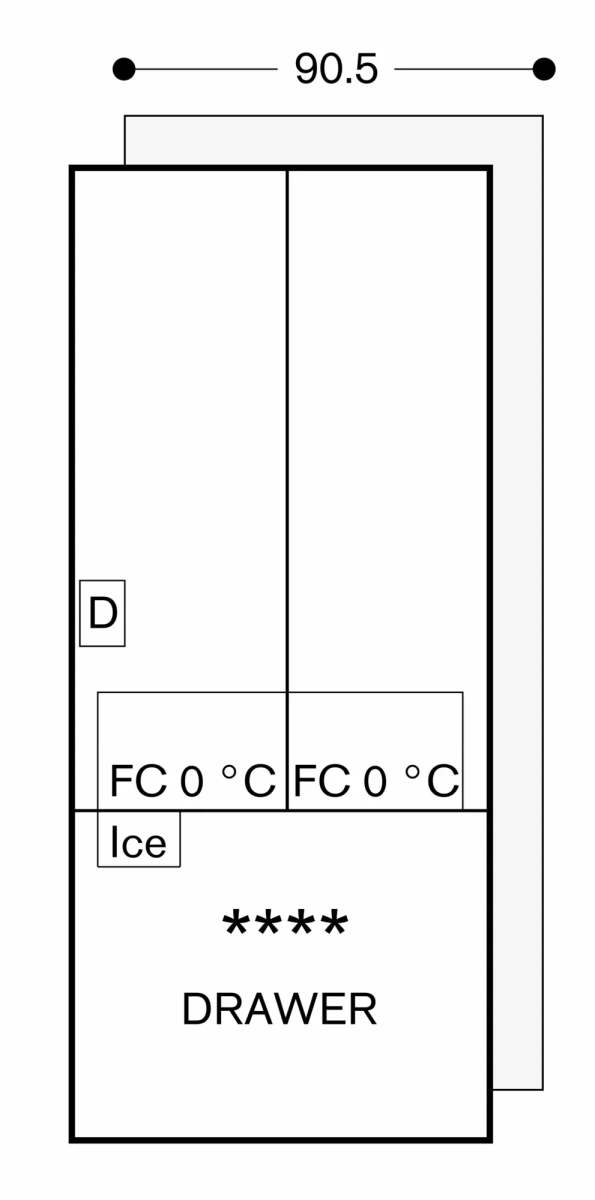 Gaggenau RY295350 kombinovani frižider sa zamrzivačem serija 200 Gaggenau RY295350 kombinovani frižider sa zamrzivačem serija 200