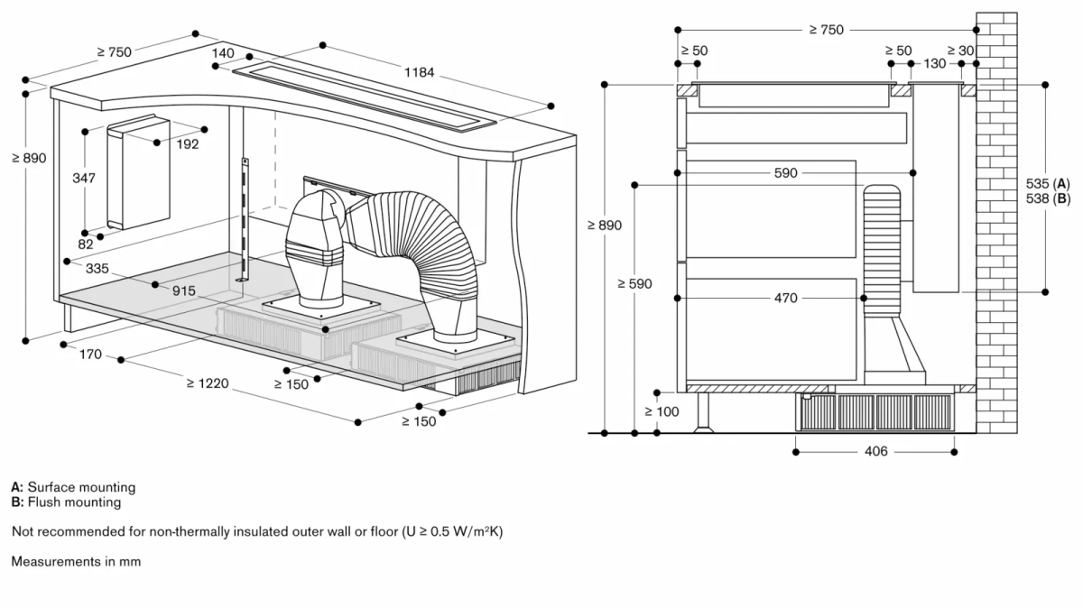 Gaggenau AL400122 aspirator serija 400