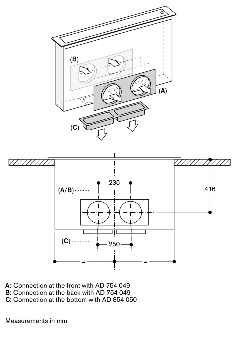 Gaggenau AL400192 aspirator serija 400