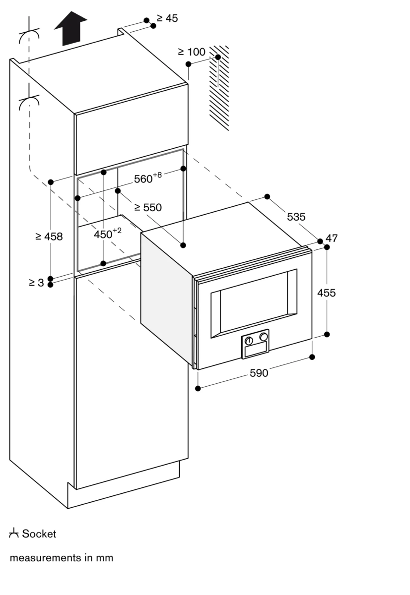 Gaggenau BM455100 kombinovana mikrotalasna rerna cena | Srbija