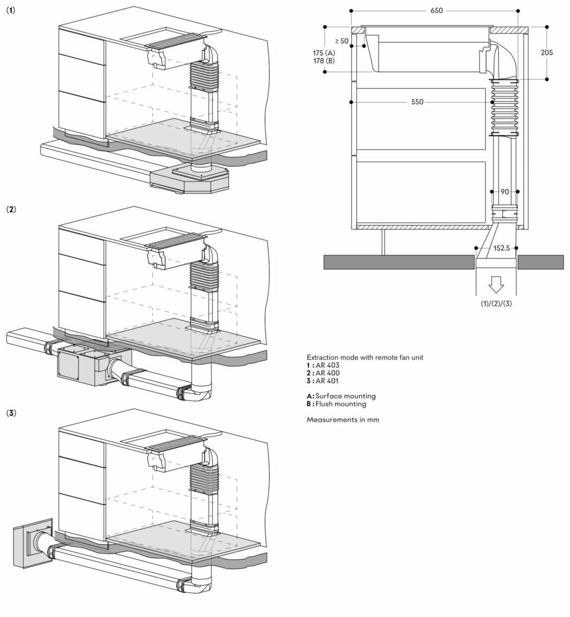 Gaggenau VL414115 Vario aspirator serija 400 Gaggenau VL414115 Vario aspirator serija 400