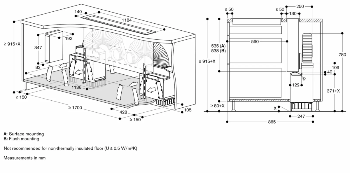 Gaggenau AL400122 aspirator serija 400