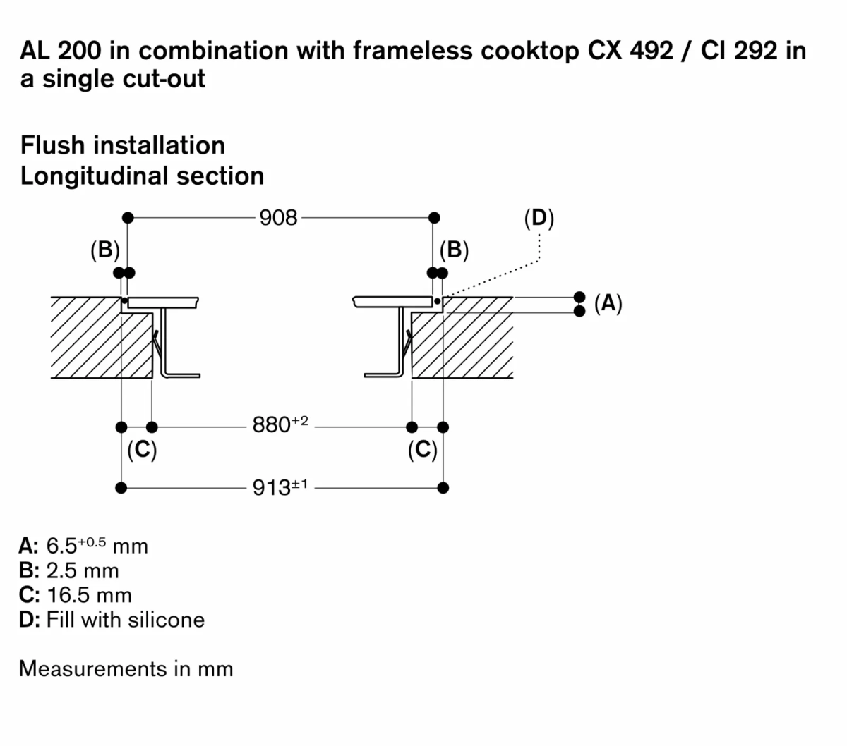 Gaggenau AL200190 aspirator serija 200