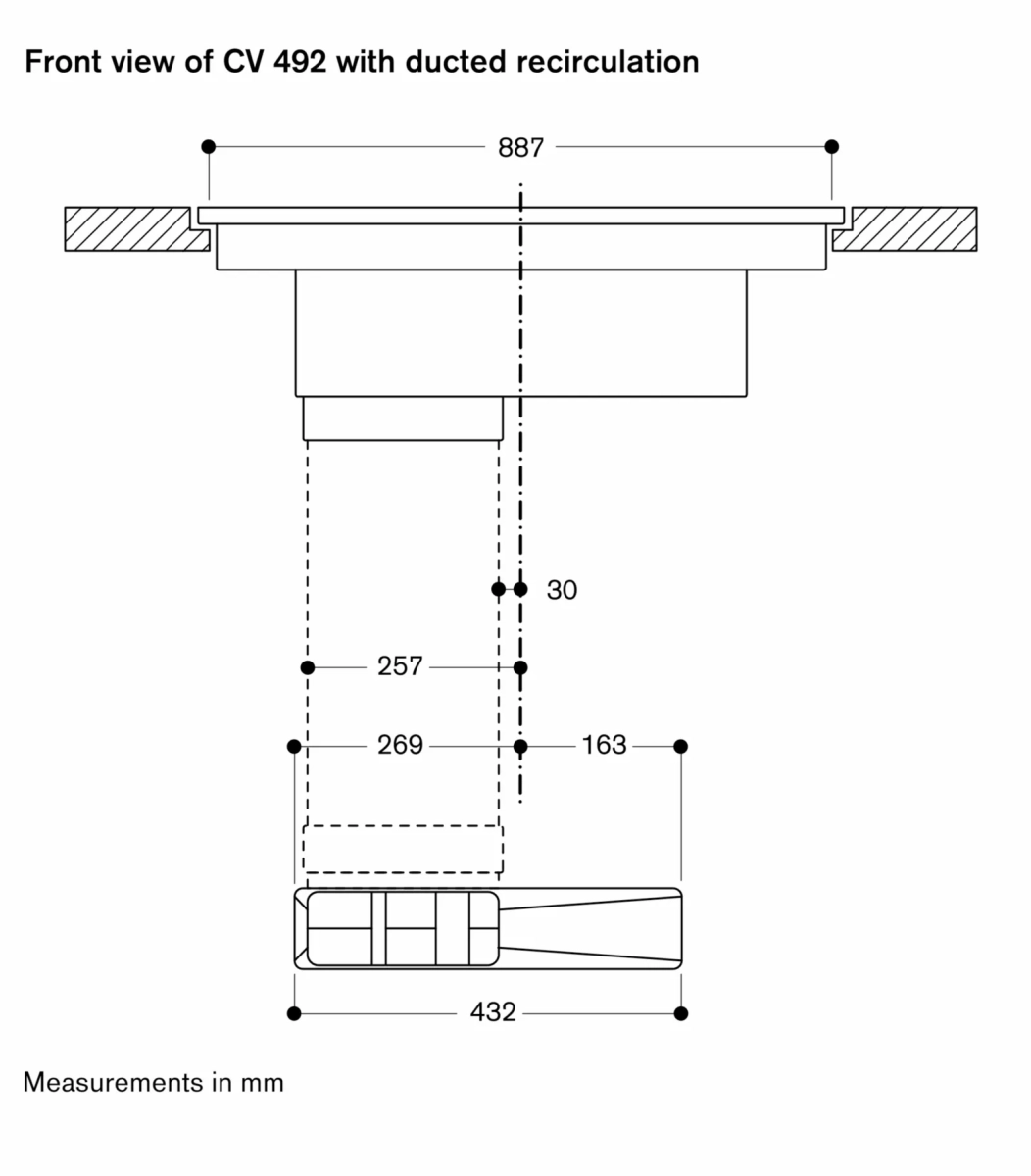 Gaggenau CV492105 indukciona ploča za kuvanje sa integrisanim aspiratorom serija 400 Gaggenau CV492105 indukciona ploča za kuvanje sa integrisanim aspiratorom serija 400