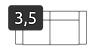 sofe s 3,5 sedišta